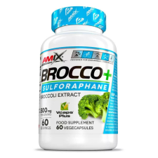 AMIX Nutrition - Broccoli Plus Sulphoraphane 60 kapszula - brokkoli kivonat 500mg vitamin és táplálékkiegészítő