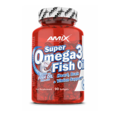 Amix Nutrition - Super Omega 3 Halolaj 1000mg - 90 lágykapszula vitamin és táplálékkiegészítő
