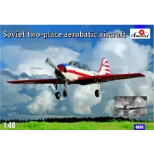  Amodel Yak-52 Soviet two-seat aerobatic airc. 1:48 (AMO4806) makett