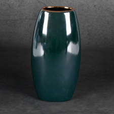 Amora2 kerámia váza Zöld 13x9x25 cm dekoráció