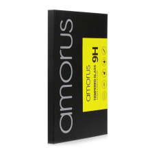 AMORUS 3D Full Glue Huawei P40 Lite 4G / Nova 6 SE Edzett üveg kijelzővédő - Fekete mobiltelefon kellék