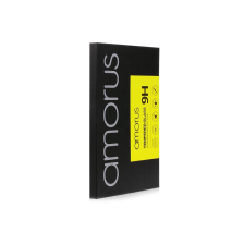 AMORUS Full Glue Nokia 2.3 Edzett üveg kijelzővédő - Fekete mobiltelefon kellék