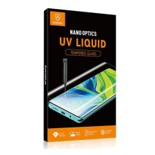 AMORUS UV LIQUID képernyővédő üveg (3D, 0.3mm, 9H + UV lámpa) ÁTLÁTSZÓ mobiltelefon kellék