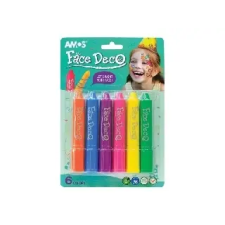 AMOS : Amos: Pasztel arcfesték - 6 színű - Egyéb arcfesték