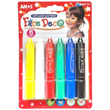 AMOS Arcfestő kréta 6 darabos  Ajánlott 3-10 éves korig unisex (57209) szépségszalon