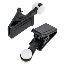 AMS AMS Műanyag mennyezeti függönysínhez - Görgős csúszka, csipesszel (20 db) fekete karnis, függönyrúd