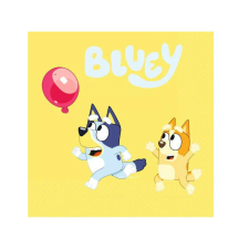Amscan Bluey szalvéta 16 db-os 33x33cm papírárú, csomagoló és tárolóeszköz