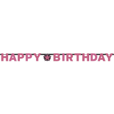 Amscan Happy Birthday Pink felirat 213 cm party kellék