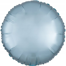 Amscan Silk Pastel Blue Kör Fólia Lufi 43 cm (9914116) party kellék