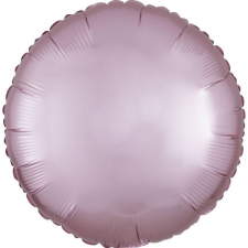 Amscan Silk Pastel Pink Kör Fólia Lufi 43 cm (9914119) party kellék