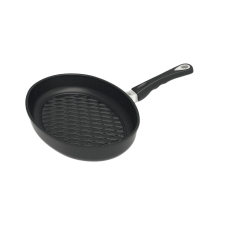 AMT Gastroguss Halsütő BBQ-alj, indukciós használatra alkalmas, hossza: 350 mm edény