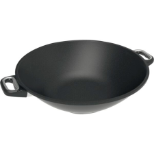 AMT Gastroguss Öntött wok serpenyő, AMT Gastroguss 36 cm, indukción is használható edény