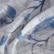  Ana kék-fehér függöny gally mintával 140x250 cm lakástextília
