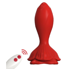 AnalTech Rózsa szirmai – vibráló anális dugó 7 x 3 cm anál