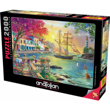 ANATOLIAN 2000 db-os puzzle - Beautiful Sunset in the Town (3955) puzzle, kirakós