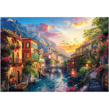  Anatolian puzzle Földközi-tengeri városka 2000 darabos puzzle, kirakós