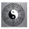 Ancient B&amp;W Kettős Pamut Ágytakaró / Falidísz - Yin - Yang