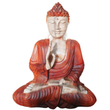 Ancient Kézműves Buddha Szobor-Oktató-30cm dekoráció