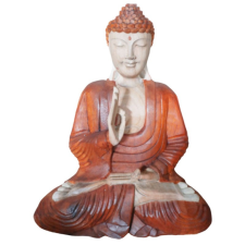 Ancient Kézműves Buddha Szobor-Oktató-40cm dekoráció