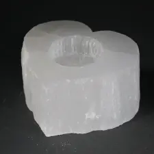 Ancient Szelenit Szív Mécsestartó mécsestartó