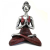 Ancient Yoga Lady Szobrocska - Ezüst & Bordó 24cm