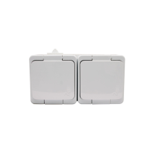 Anco Junior 2-es földelt dugalj, kültéri villanyszerelés