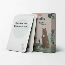 AND WE TALK Quality time with kids, angol nyelvű kártya kreatív és készségfejlesztő