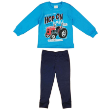 Andrea Kft. 2 részes fiú pizsama traktoros mintával gyerek hálóing, pizsama