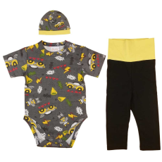 Andrea Kft. 3 részes nyári kisfiú szett Batman mintával 80 (01080)