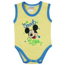 Andrea Kft. Disney Mickey  &quot;Good Days&quot; ujjatlan baba body sárga kombidressz, body