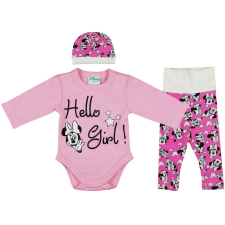 Andrea Kft. Disney Minnie 3 részes (sapka+nadrág+body) szett Hello Girl! 80 babaruha szett