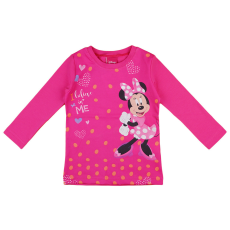 Andrea Kft. Hosszú ujjú kislány póló Minnie egér mintával