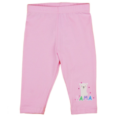 Andrea Kft. Láma mintás kislány elasztikus pamut nadrág 62