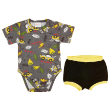 Andrea Kft. Nyári, kétrészes kisfiú szett rövidnadrággal 74 (1074) babaruha szett