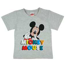 Andrea Kft. Rövid ujjú fiú póló Mickey mintával színes felirattal