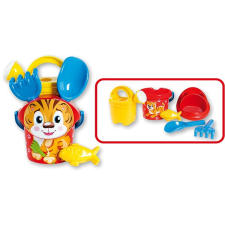 Androni Homokozó készlet tigris teáskannával - kicsi homokozójáték