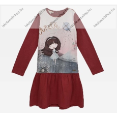 Anekke Anekke gyermek dressz/ruha fodros szoknyarésszel, 5-6 év (RH6120)