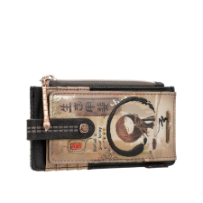 Anekke SHOEN BLACK RFID védett, kis zippes pénztárca, kártyatartó 37719-013 pénztárca