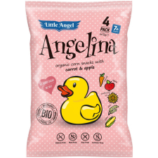 ANGELINA Angelina bio kukoricás snack 4x15g 60 g reform élelmiszer