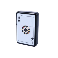 Angelo Benzines öngyújtó fekete színű, ász kártyalappal- 245420-10 öngyújtó