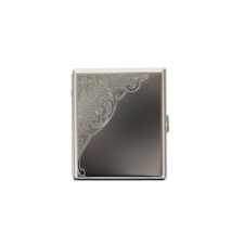 Angelo Cigaretta tárca króm színű 18 szál cigaretta részére - Reneszánsz mintával cigaretta tárca