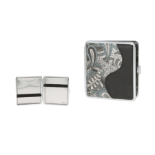 Angelo cigaretta tárca műbőr és textil borítással 20 szál cigarettának cigaretta tárca