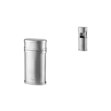 Angelo zsebhamutál, nemesacél - szálcsiszolt króm hamutartó