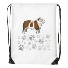 Angol bulldog - Sport táska fehér tornazsák