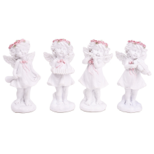  Angyal rózsa koszorúval álló poly M8,4cm dekorációs kellék