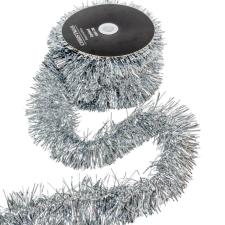  Angyalhaj girland ezüst 8cmx10m dekorációs kellék