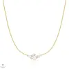 ANIA HAIE aranyozott ezüst nyaklánc 45,5 cm - N074-06G
