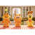 Animagic The Garfield Movie - Garfield plüss 24 cm, narancssárga-fekete-fehér