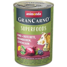Animonda Animonda GranCarno Superfoods marhával és céklával (6 x 400 g) 2400 g kutyaeledel