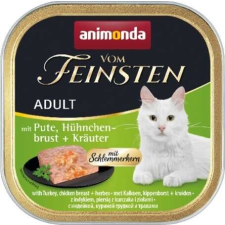 Animonda Animonda Vom Feinsten Gourmet pulykás, csirkemelles és gyógynövényes alutálkás macskaeledel (64 x... macskaeledel